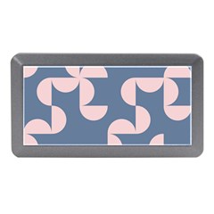 Pink And Blue Shapes Memory Card Reader (mini)