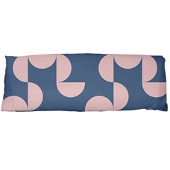 Pink And Blue Shapes Body Pillow Case (dakimakura) by MooMoosMumma