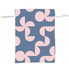 Pink And Blue Shapes  Lightweight Drawstring Pouch (xl) by MooMoosMumma