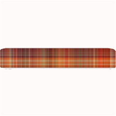 Madras Plaid Fall Colors Small Bar Mats by SpinnyChairDesigns