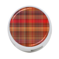 Madras Plaid Fall Colors 4-port Usb Hub (two Sides) by SpinnyChairDesigns