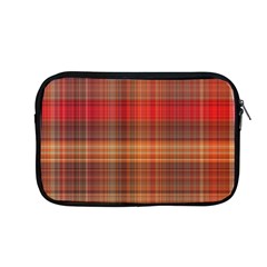 Madras Plaid Fall Colors Apple Macbook Pro 13  Zipper Case by SpinnyChairDesigns