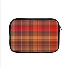 Madras Plaid Fall Colors Apple Macbook Pro 15  Zipper Case by SpinnyChairDesigns