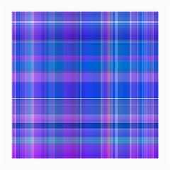 Madras Plaid Blue Purple Medium Glasses Cloth by SpinnyChairDesigns