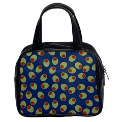 Green Olives With Pimentos Classic Handbag (two Sides) by SpinnyChairDesigns