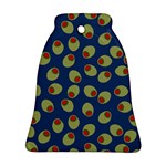 Green Olives With Pimentos Ornament (Bell) Front