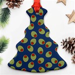 Green Olives With Pimentos Christmas Tree Ornament (Two Sides) Front