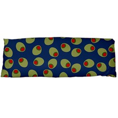 Green Olives With Pimentos Body Pillow Case (dakimakura) by SpinnyChairDesigns