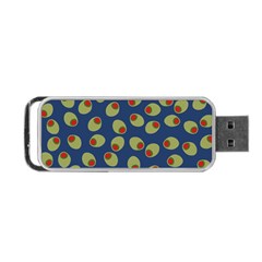 Green Olives With Pimentos Portable Usb Flash (two Sides) by SpinnyChairDesigns