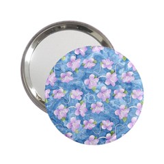 Watercolor Violets 2 25  Handbag Mirrors by SpinnyChairDesigns