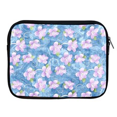 Watercolor Violets Apple Ipad 2/3/4 Zipper Cases by SpinnyChairDesigns