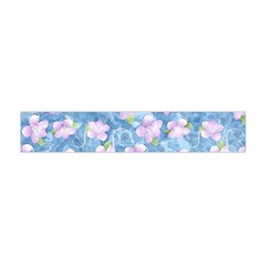 Watercolor Violets Flano Scarf (mini) by SpinnyChairDesigns