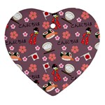 Japan Girls Ornament (Heart) Front