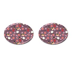 Japan Girls Cufflinks (oval)