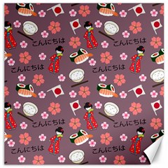 Japan Girls Canvas 12  X 12 