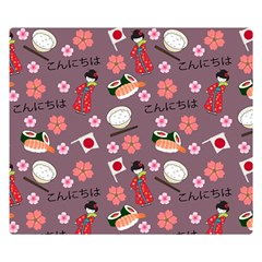 Japan Girls Double Sided Flano Blanket (small)  by kiroiharu