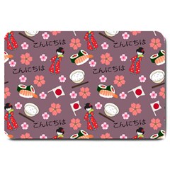 Japan Girls Large Doormat  by kiroiharu