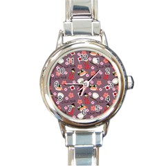 Japan Girls Round Italian Charm Watch by kiroiharu