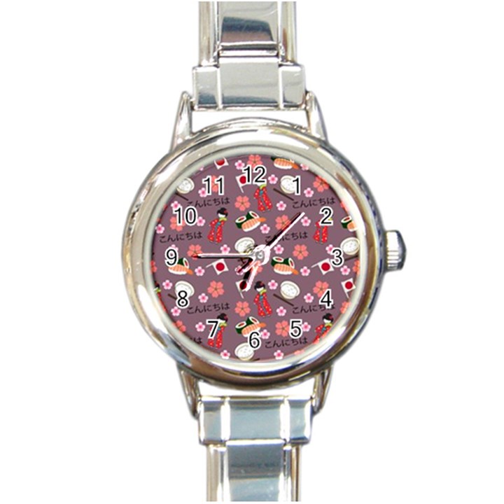 Japan Girls Round Italian Charm Watch