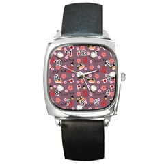 Japan Girls Square Metal Watch by kiroiharu