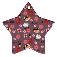 Japan Girls Star Ornament (two Sides) by kiroiharu