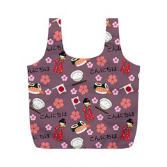 Japan Girls Full Print Recycle Bag (m) by kiroiharu