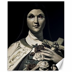 Evil Nun Dark Portrait Canvas 16  X 20  by dflcprintsclothing