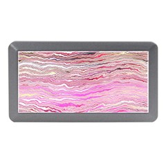 Pink Abstract Stripes Memory Card Reader (mini) by SpinnyChairDesigns