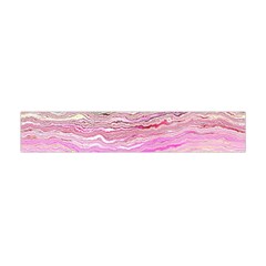 Pink Abstract Stripes Flano Scarf (mini) by SpinnyChairDesigns