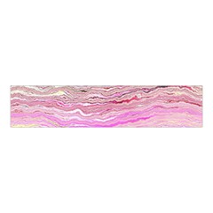 Pink Abstract Stripes Velvet Scrunchie by SpinnyChairDesigns