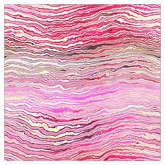 Pink Abstract Stripes Long Sheer Chiffon Scarf 