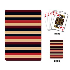 Seventies Stripes Playing Cards Single Design (rectangle) by tmsartbazaar