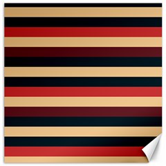 Seventies Stripes Canvas 12  X 12  by tmsartbazaar