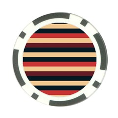 Seventies Stripes Poker Chip Card Guard by tmsartbazaar