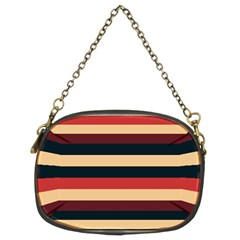 Seventies Stripes Chain Purse (two Sides) by tmsartbazaar