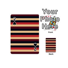 Seventies Stripes Playing Cards 54 Designs (mini) by tmsartbazaar