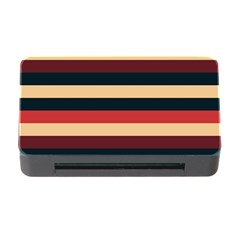 Seventies Stripes Memory Card Reader With Cf by tmsartbazaar