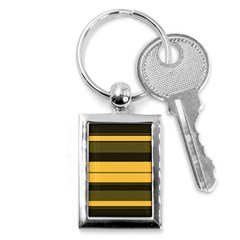 Vintage Yellow Key Chain (rectangle) by tmsartbazaar