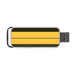 Vintage Yellow Portable Usb Flash (one Side) by tmsartbazaar