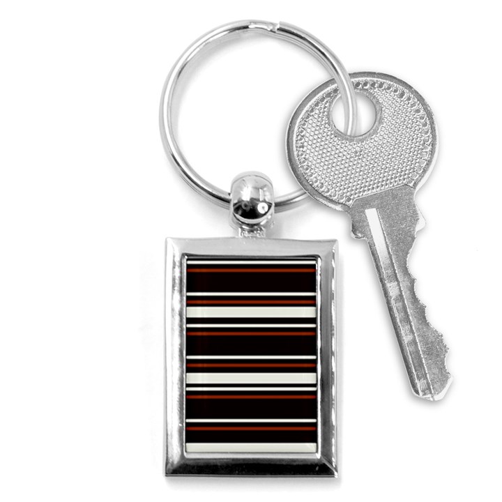 Classic Coffee Brown Key Chain (Rectangle)