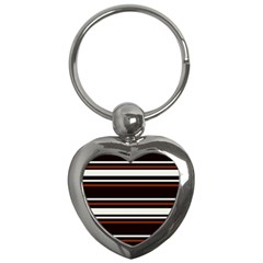 Classic Coffee Brown Key Chain (heart) by tmsartbazaar