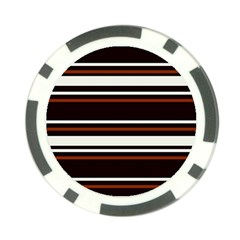 Classic Coffee Brown Poker Chip Card Guard by tmsartbazaar