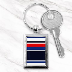 Casual Uniform Stripes Key Chain (rectangle) by tmsartbazaar