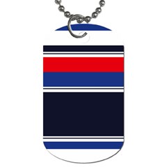 Casual Uniform Stripes Dog Tag (two Sides) by tmsartbazaar