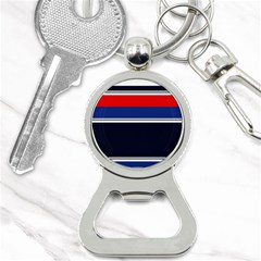 Casual Uniform Stripes Bottle Opener Key Chain by tmsartbazaar