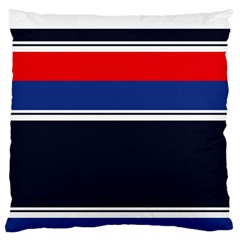 Casual Uniform Stripes Large Flano Cushion Case (one Side) by tmsartbazaar