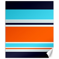 Tri Color Stripes Canvas 20  X 24  by tmsartbazaar