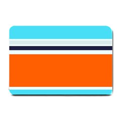 Tri Color Stripes Small Doormat 