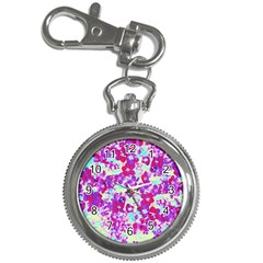 Spring Flowers Garden Key Chain Watches