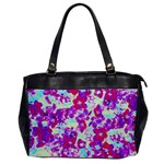 Spring Flowers Garden Oversize Office Handbag Front